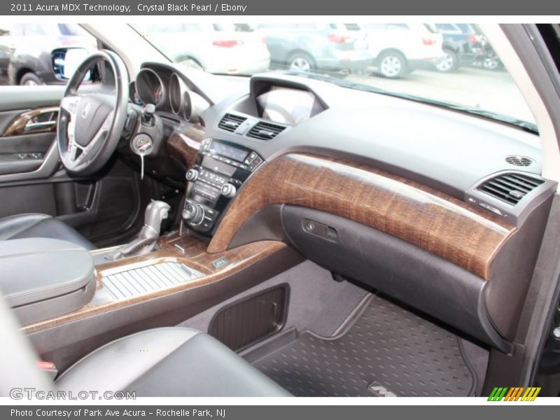 Crystal Black Pearl / Ebony 2011 Acura MDX Technology