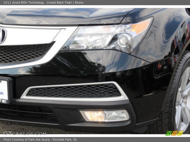 Crystal Black Pearl / Ebony 2011 Acura MDX Technology