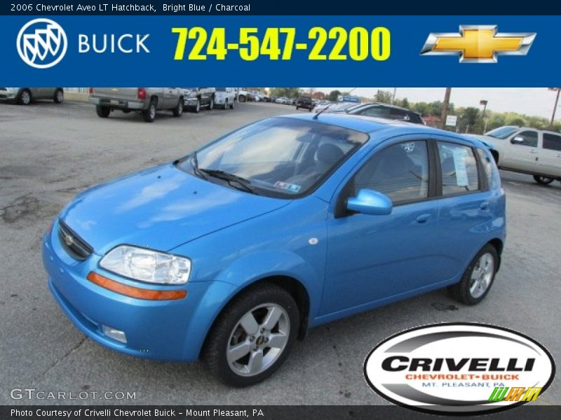 Bright Blue / Charcoal 2006 Chevrolet Aveo LT Hatchback