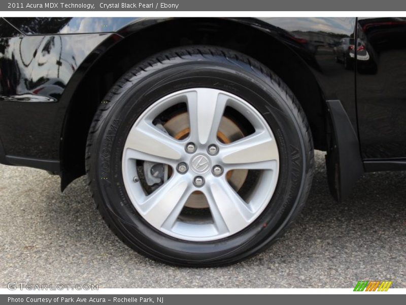 Crystal Black Pearl / Ebony 2011 Acura MDX Technology