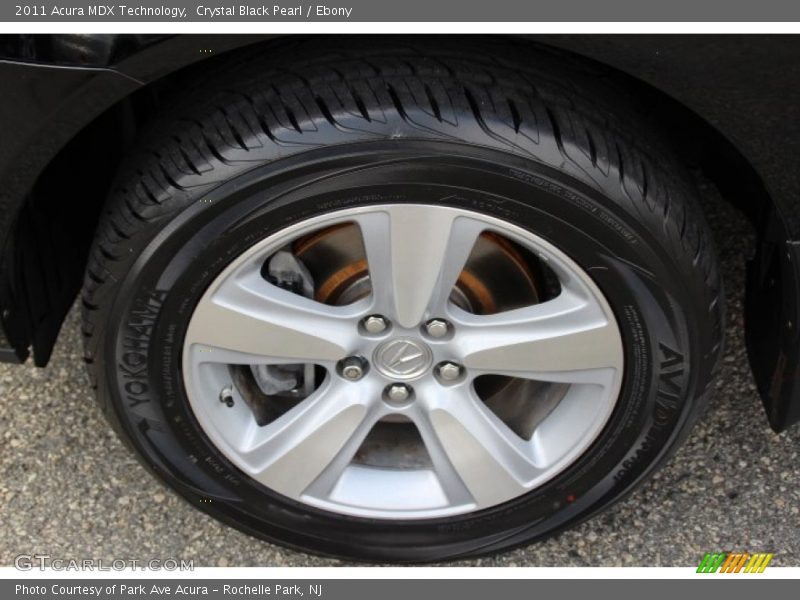 Crystal Black Pearl / Ebony 2011 Acura MDX Technology