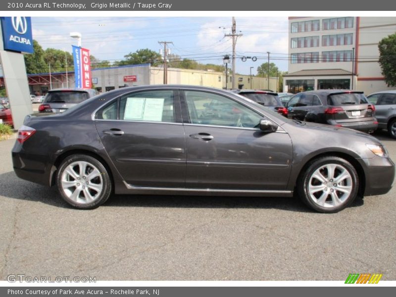 Grigio Metallic / Taupe Gray 2010 Acura RL Technology