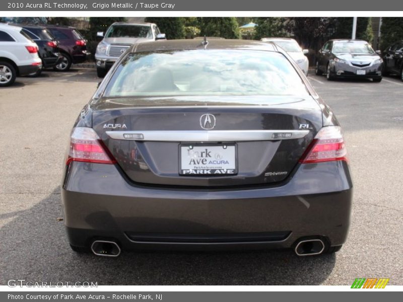 Grigio Metallic / Taupe Gray 2010 Acura RL Technology
