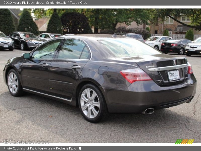 Grigio Metallic / Taupe Gray 2010 Acura RL Technology