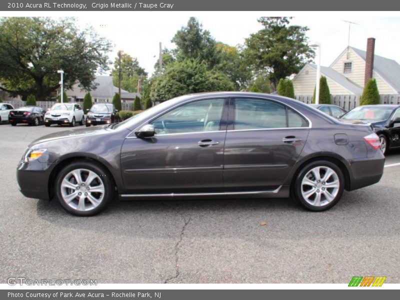 Grigio Metallic / Taupe Gray 2010 Acura RL Technology