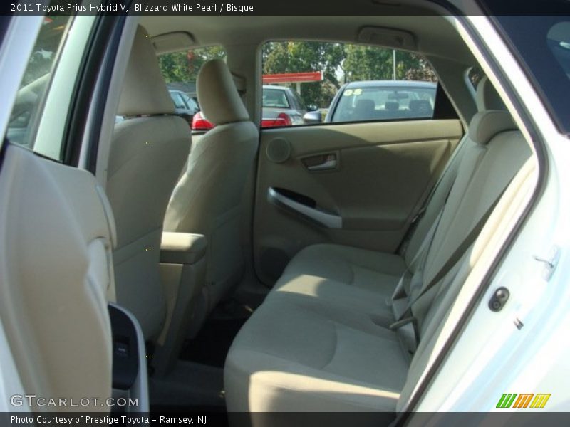 Blizzard White Pearl / Bisque 2011 Toyota Prius Hybrid V