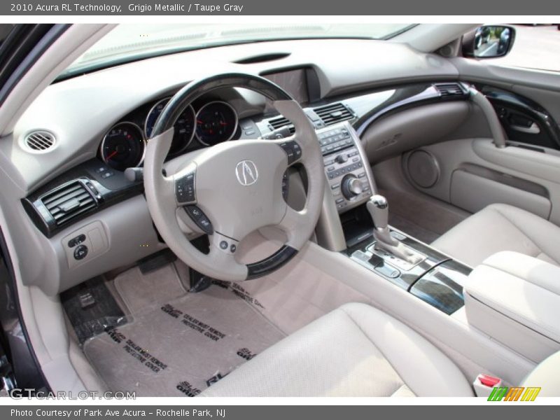 Grigio Metallic / Taupe Gray 2010 Acura RL Technology