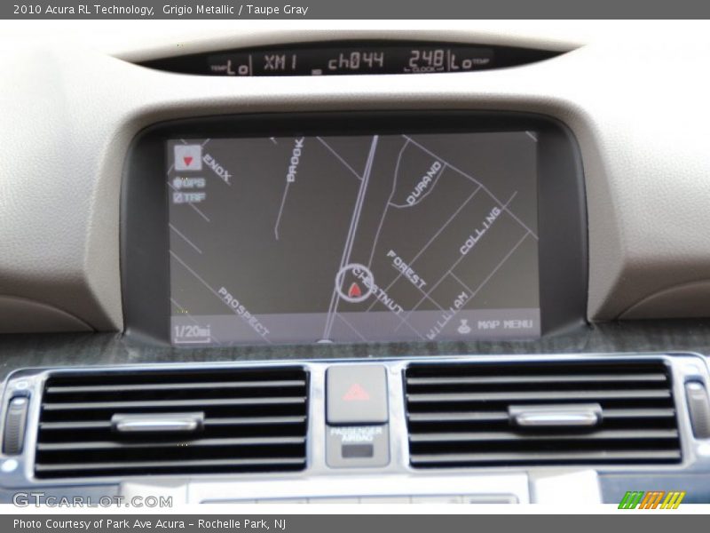 Grigio Metallic / Taupe Gray 2010 Acura RL Technology
