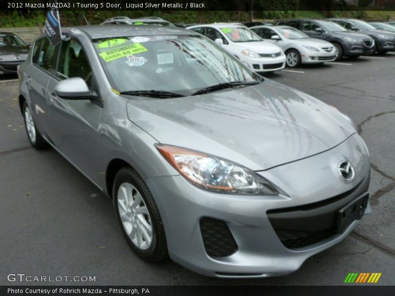 Front 3/4 View of 2012 MAZDA3 i Touring 5 Door