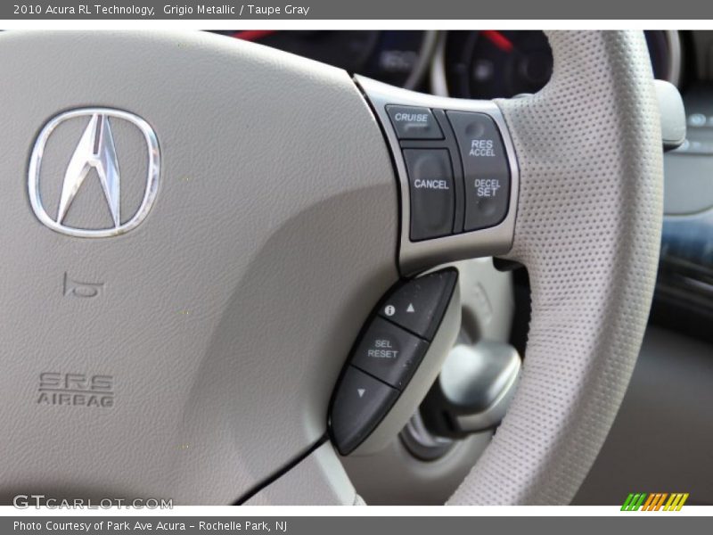 Grigio Metallic / Taupe Gray 2010 Acura RL Technology