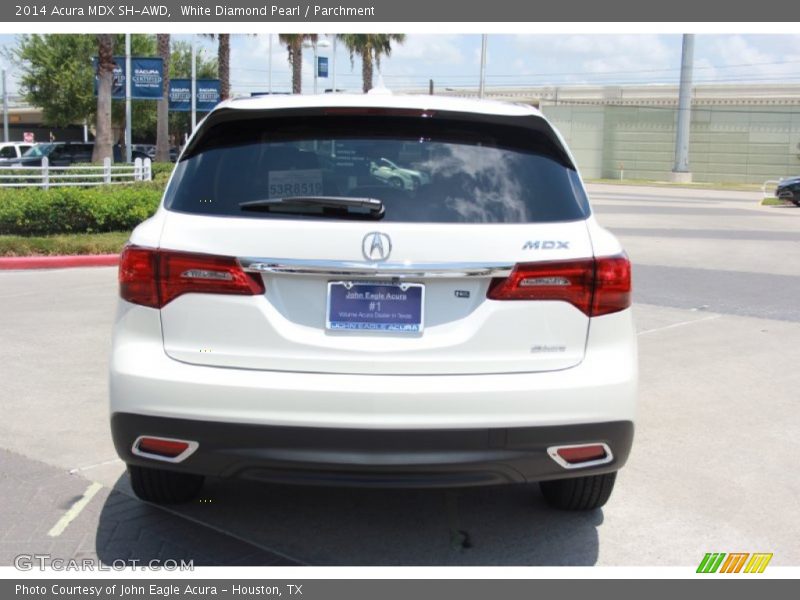White Diamond Pearl / Parchment 2014 Acura MDX SH-AWD