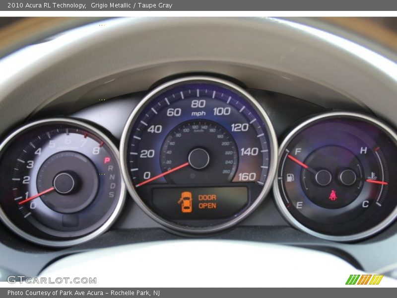 Grigio Metallic / Taupe Gray 2010 Acura RL Technology