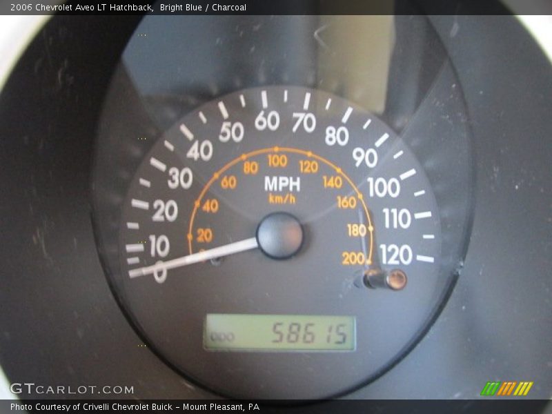 Bright Blue / Charcoal 2006 Chevrolet Aveo LT Hatchback