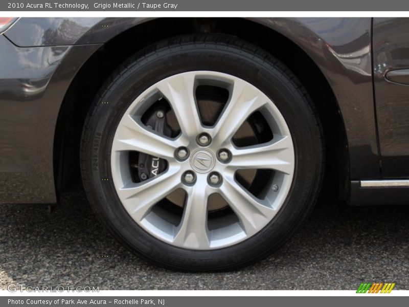 Grigio Metallic / Taupe Gray 2010 Acura RL Technology