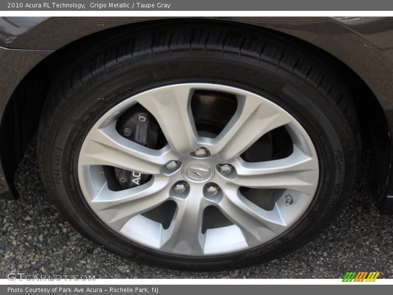 Grigio Metallic / Taupe Gray 2010 Acura RL Technology