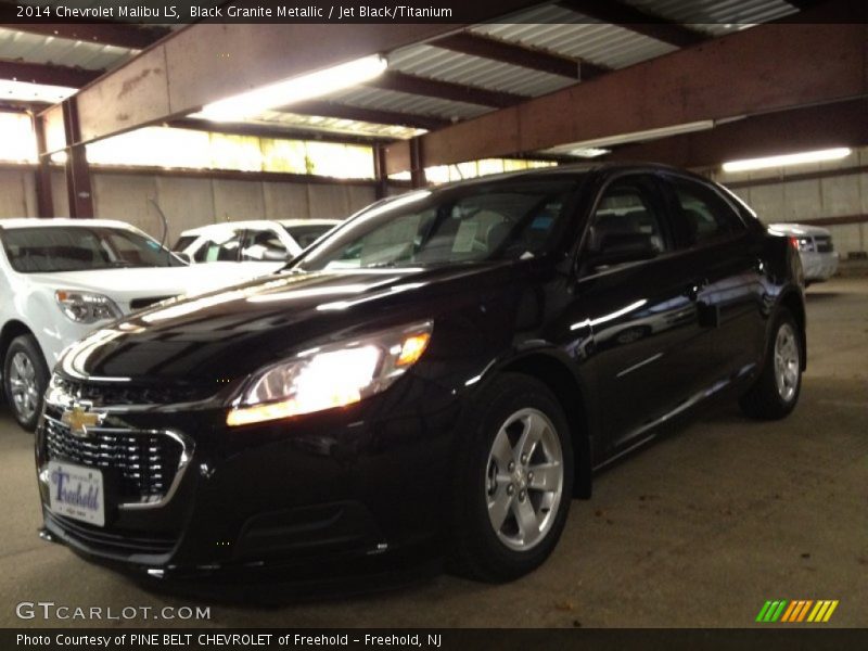Black Granite Metallic / Jet Black/Titanium 2014 Chevrolet Malibu LS