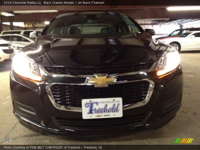 Black Granite Metallic / Jet Black/Titanium 2014 Chevrolet Malibu LS