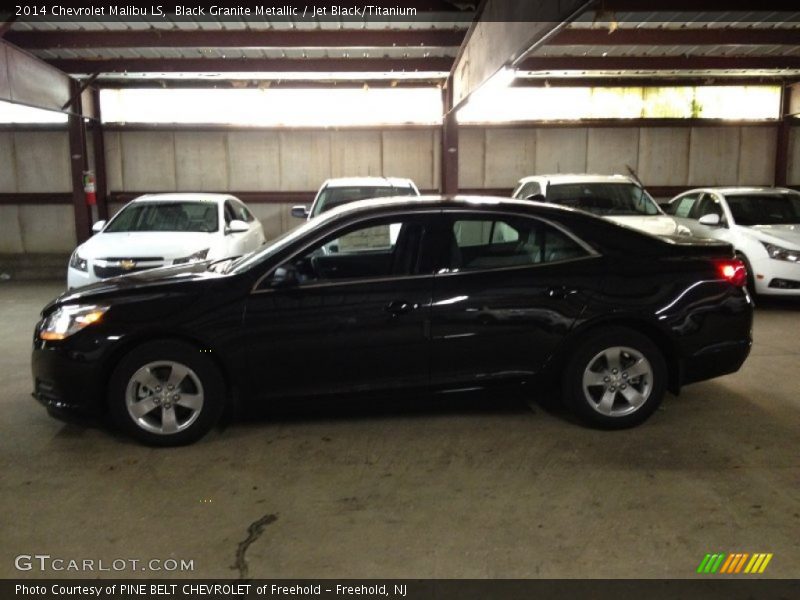 Black Granite Metallic / Jet Black/Titanium 2014 Chevrolet Malibu LS