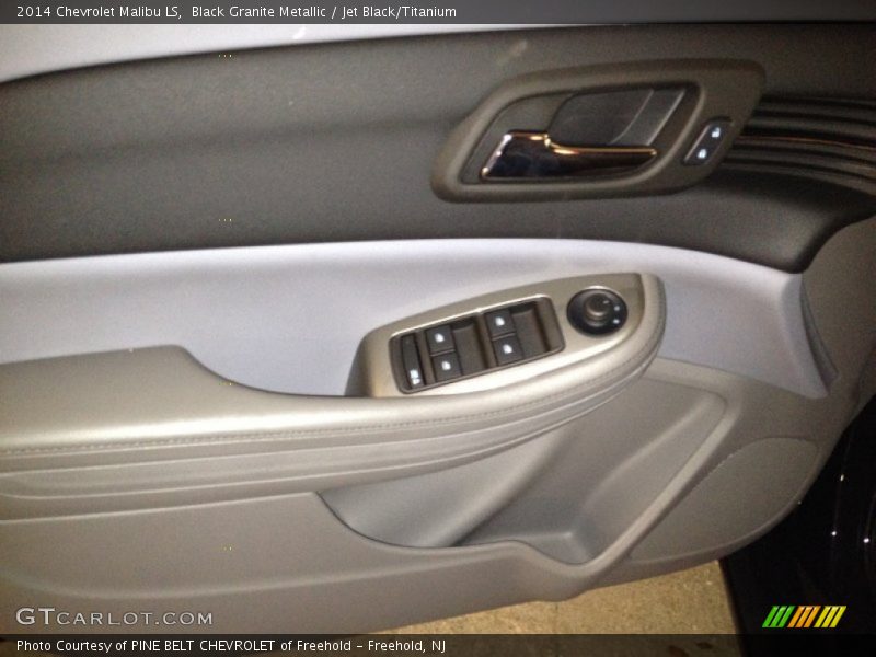 Black Granite Metallic / Jet Black/Titanium 2014 Chevrolet Malibu LS