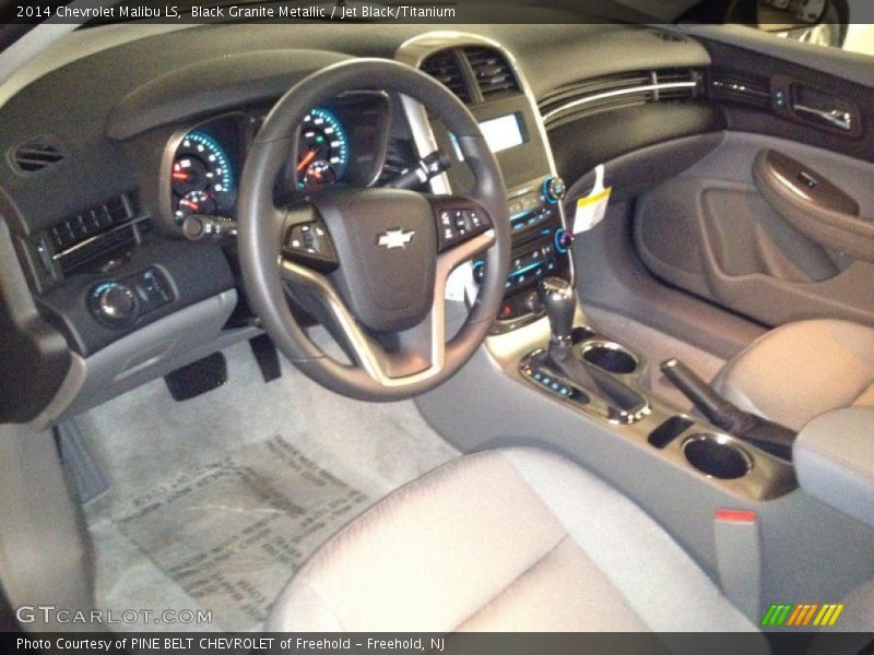 Black Granite Metallic / Jet Black/Titanium 2014 Chevrolet Malibu LS