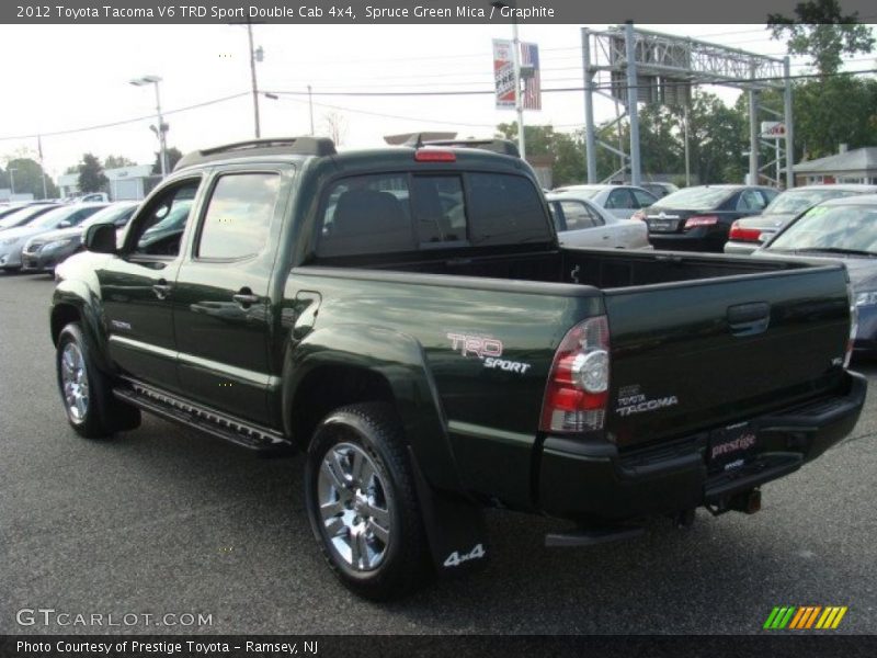 Spruce Green Mica / Graphite 2012 Toyota Tacoma V6 TRD Sport Double Cab 4x4