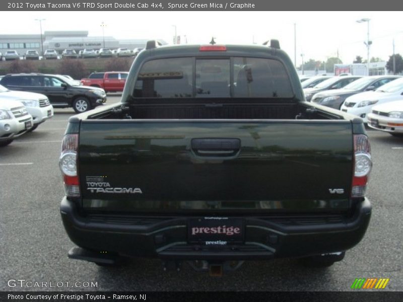 Spruce Green Mica / Graphite 2012 Toyota Tacoma V6 TRD Sport Double Cab 4x4