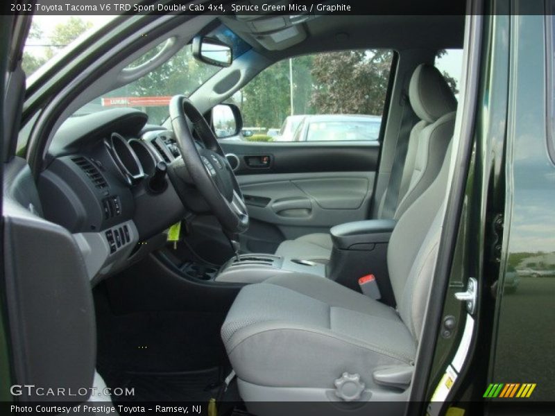 Spruce Green Mica / Graphite 2012 Toyota Tacoma V6 TRD Sport Double Cab 4x4