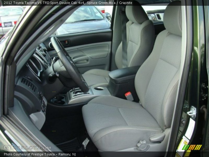 Spruce Green Mica / Graphite 2012 Toyota Tacoma V6 TRD Sport Double Cab 4x4