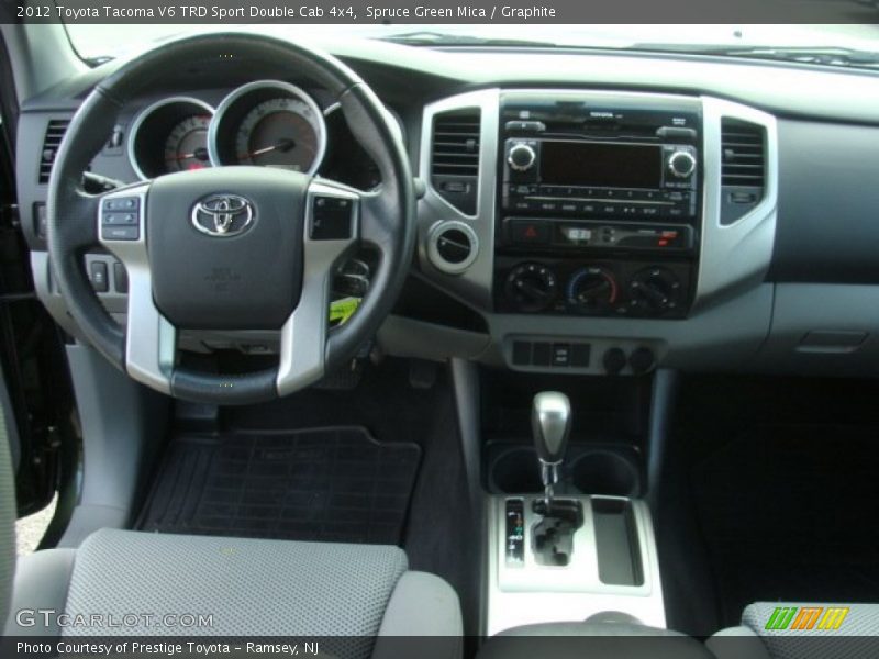 Spruce Green Mica / Graphite 2012 Toyota Tacoma V6 TRD Sport Double Cab 4x4