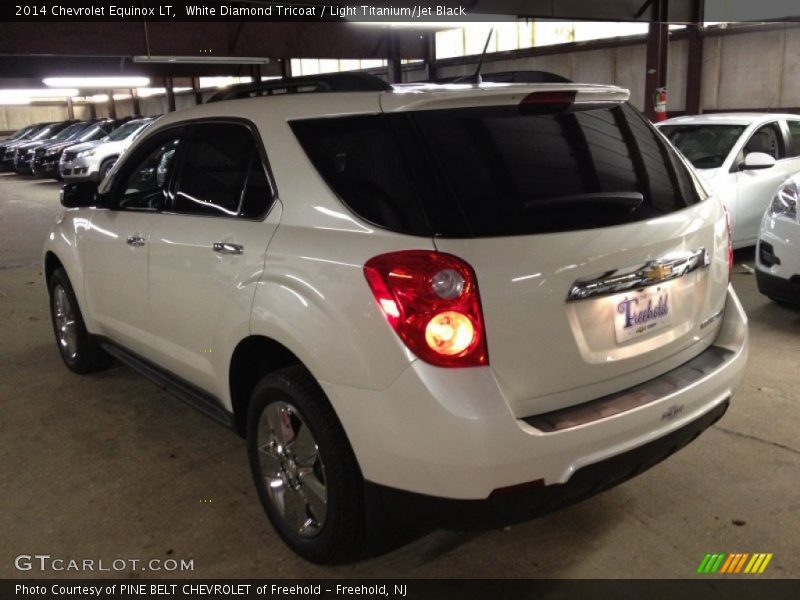 White Diamond Tricoat / Light Titanium/Jet Black 2014 Chevrolet Equinox LT