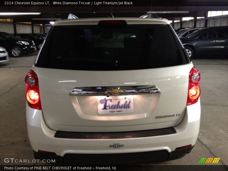 White Diamond Tricoat / Light Titanium/Jet Black 2014 Chevrolet Equinox LT