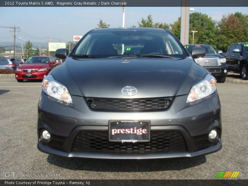 Magnetic Gray Metallic / Dark Charcoal 2012 Toyota Matrix S AWD