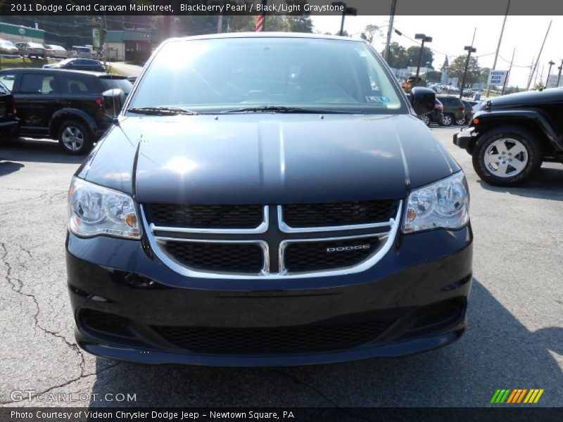 Blackberry Pearl / Black/Light Graystone 2011 Dodge Grand Caravan Mainstreet