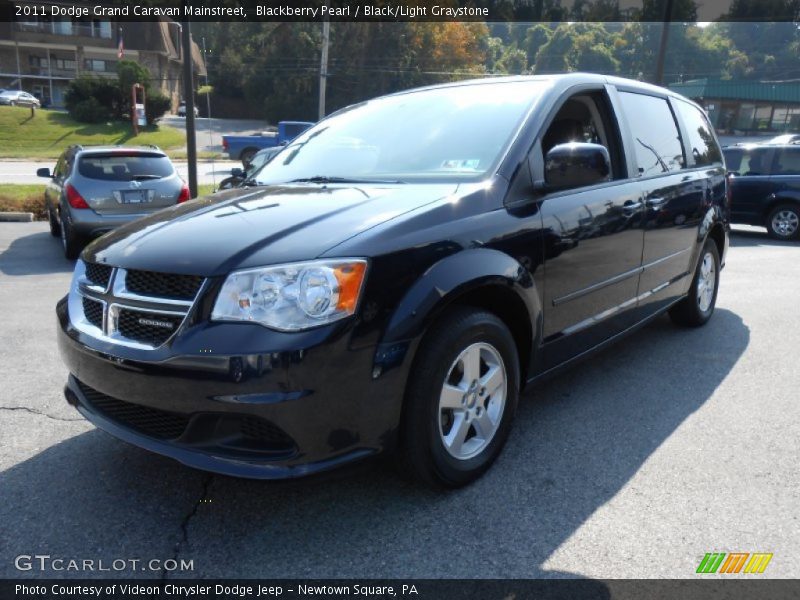 Blackberry Pearl / Black/Light Graystone 2011 Dodge Grand Caravan Mainstreet