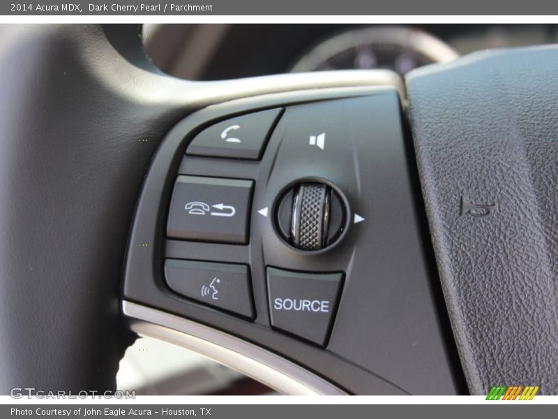 Dark Cherry Pearl / Parchment 2014 Acura MDX