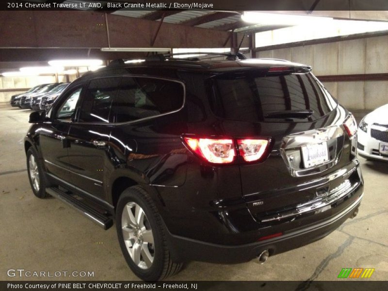 Black Granite Metallic / Ebony/Mojave 2014 Chevrolet Traverse LT AWD