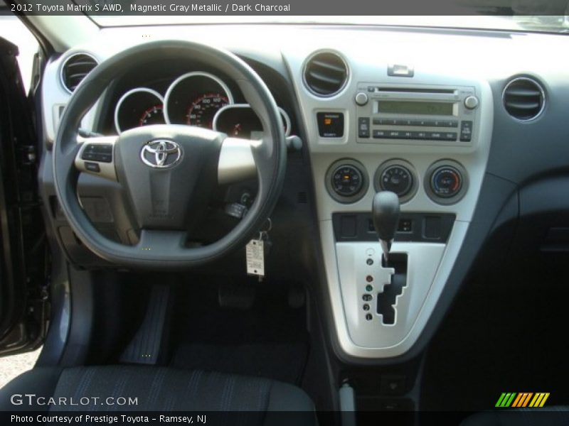 Magnetic Gray Metallic / Dark Charcoal 2012 Toyota Matrix S AWD