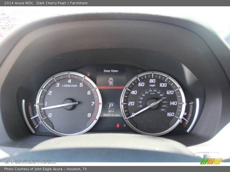 Dark Cherry Pearl / Parchment 2014 Acura MDX