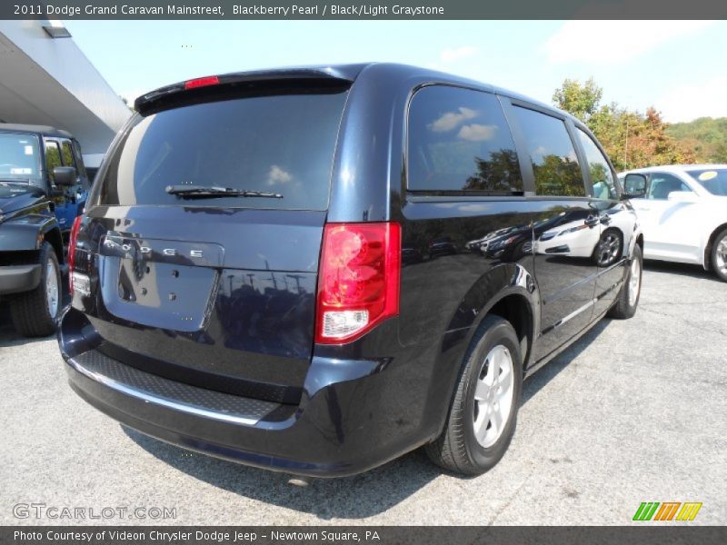Blackberry Pearl / Black/Light Graystone 2011 Dodge Grand Caravan Mainstreet