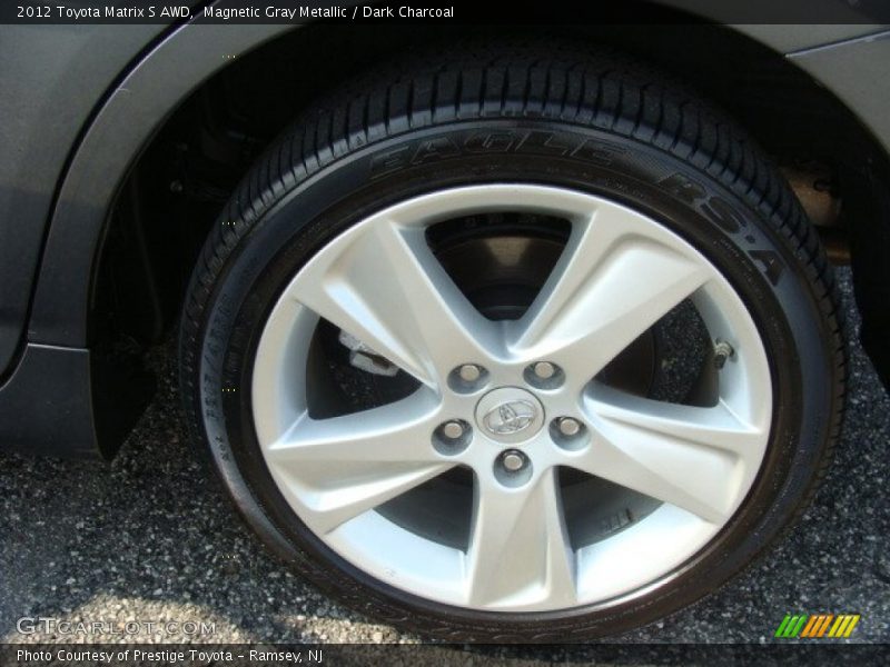 Magnetic Gray Metallic / Dark Charcoal 2012 Toyota Matrix S AWD