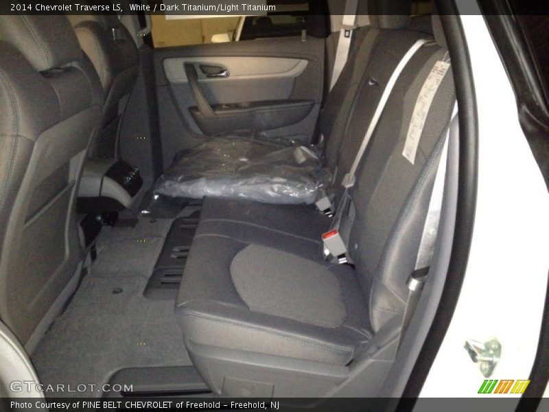 White / Dark Titanium/Light Titanium 2014 Chevrolet Traverse LS