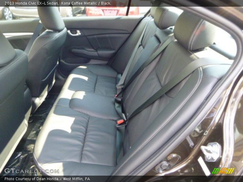 Kona Coffee Metallic / Black 2013 Honda Civic EX-L Sedan