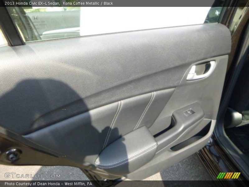 Kona Coffee Metallic / Black 2013 Honda Civic EX-L Sedan