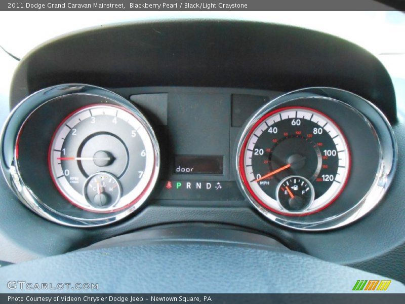 Blackberry Pearl / Black/Light Graystone 2011 Dodge Grand Caravan Mainstreet