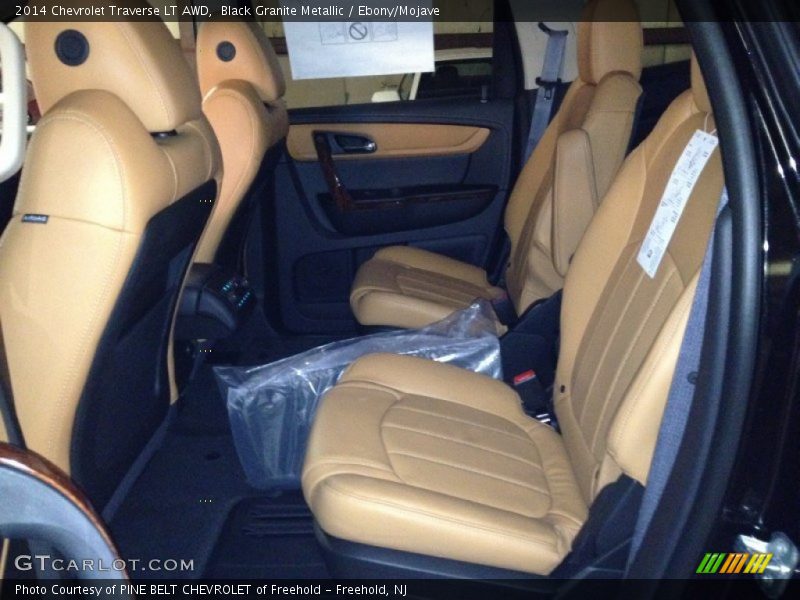 Black Granite Metallic / Ebony/Mojave 2014 Chevrolet Traverse LT AWD