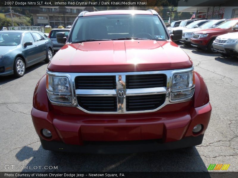 Inferno Red Crystal Pearl / Dark Khaki/Medium Khaki 2007 Dodge Nitro SLT 4x4