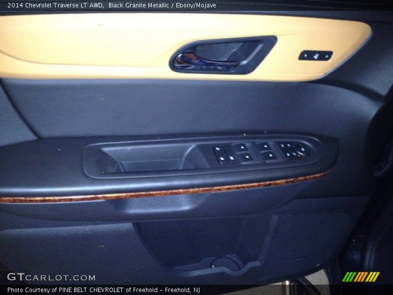 Black Granite Metallic / Ebony/Mojave 2014 Chevrolet Traverse LT AWD