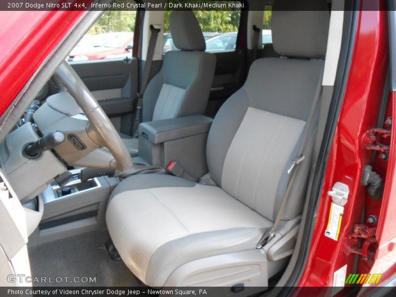Inferno Red Crystal Pearl / Dark Khaki/Medium Khaki 2007 Dodge Nitro SLT 4x4