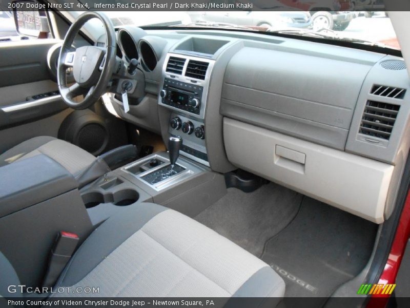 Inferno Red Crystal Pearl / Dark Khaki/Medium Khaki 2007 Dodge Nitro SLT 4x4