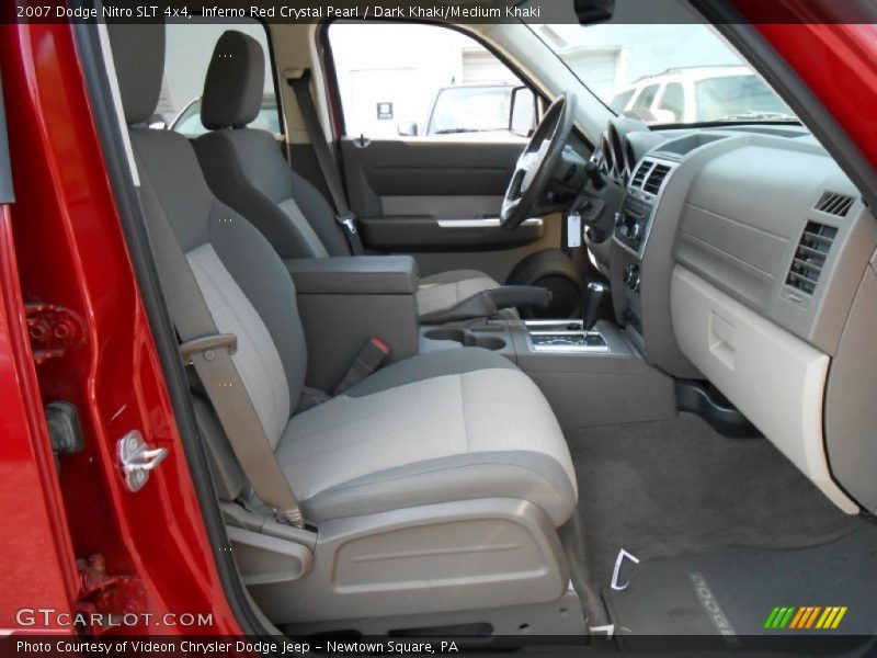 Inferno Red Crystal Pearl / Dark Khaki/Medium Khaki 2007 Dodge Nitro SLT 4x4